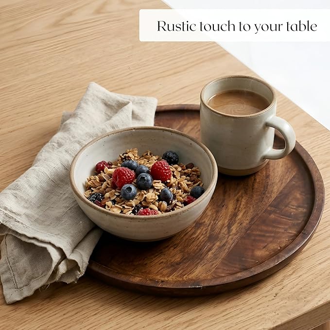 Platos Cargadores de Madera 11" - Set de 4 | Hechos a Mano miniatura 6