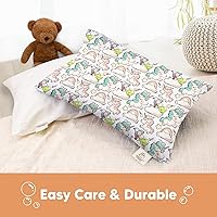 Vista 7 de KeaBabies Funda de almohada para niños pequeños de 13 x 18 pulgadas, funda de almohada de algodón orgánico para niños, niñas, funda de algodón suave