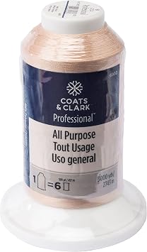 Coats & Clark Professinal All Purpose Thread 3000 yds-Buff