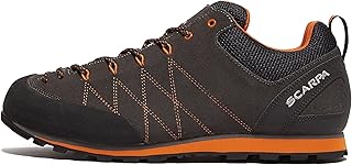 Crux Men's Approach Shoes, Suede Upper, Vibram Megagrip Outsole, Climbing and Hiking