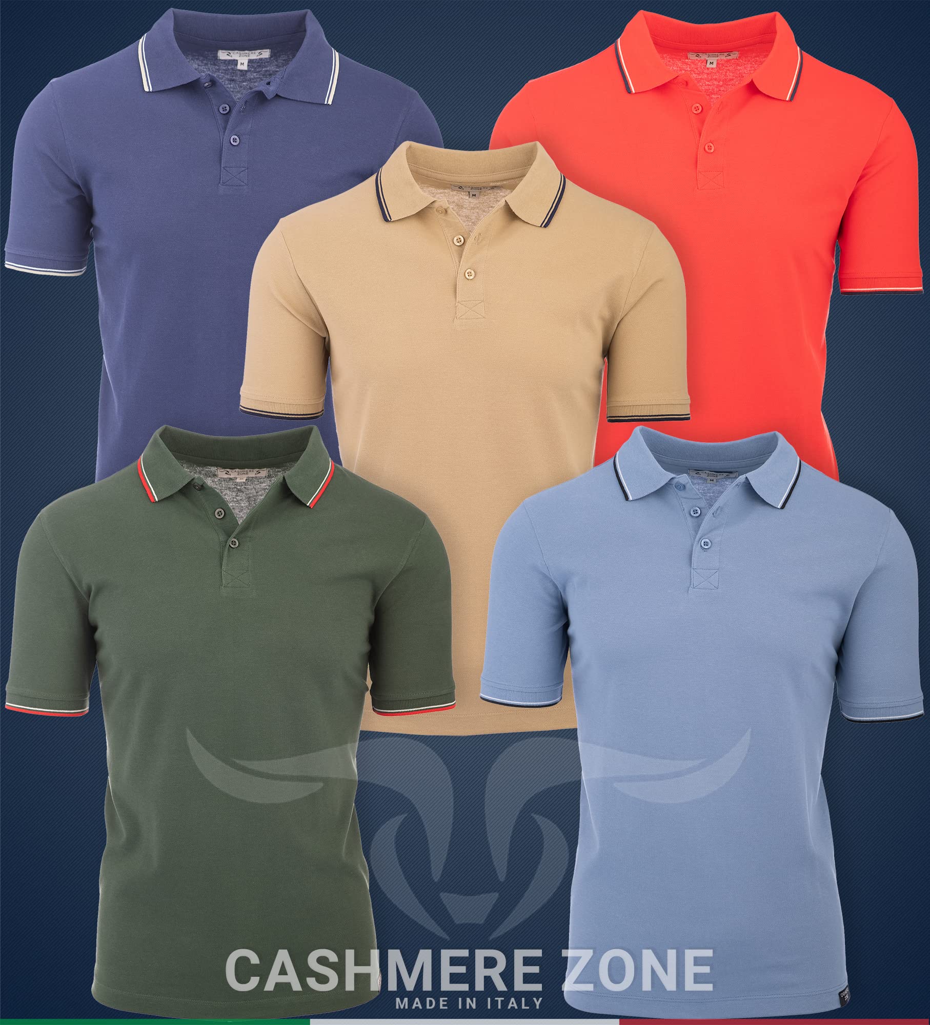 Herren Polo-Shirt Kurzarm aus Baumwoll-Piqué – Elegantes Sportshirt