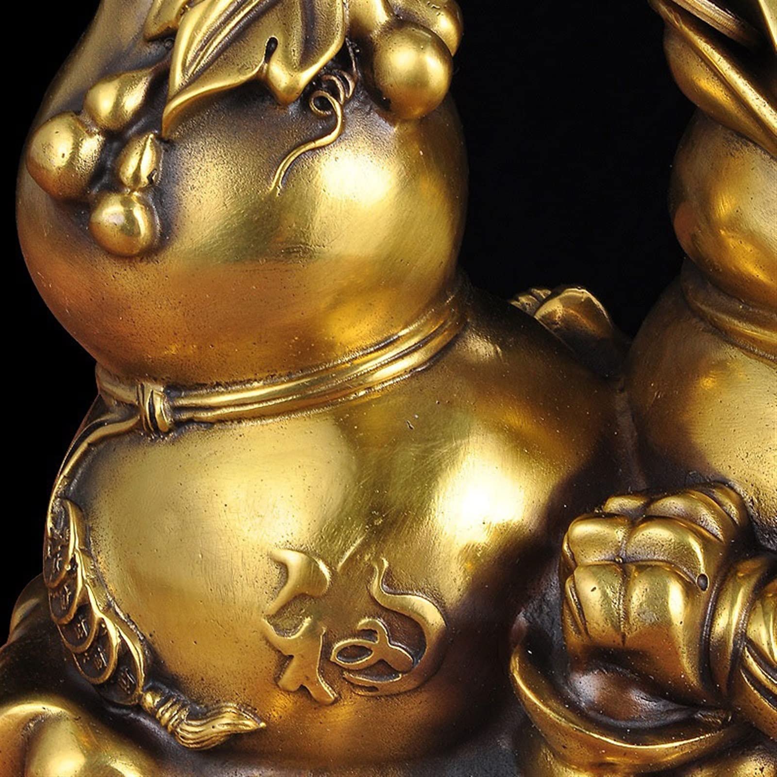 Statue di Buddha Fengshui Rospo Zucca Decorazione Casa Portico Decorazione Scultura Ricchezza Attrazione Decorazione Decorazione Feng Shui