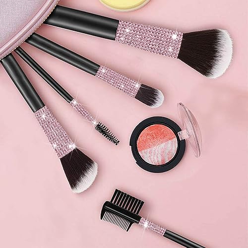 Miniatura 2 de Tiras autoadhesivas de diamantes de imitación de cristal rosa, 7 filas de 4 yardas con diamantes de imitación de 0.079 pulgadas para manualidades,