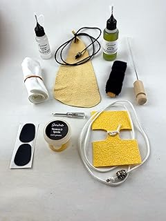 Clarinet Cleaning Kit for Wood Bb Clarinet: Chamois & Butterfly Swabs, All Natural Cork Grease, Bore Oil with Applicator, Key Oil, Mouthpiece Brush, Teeth Cushions, Reed Holder, Screwdriver.