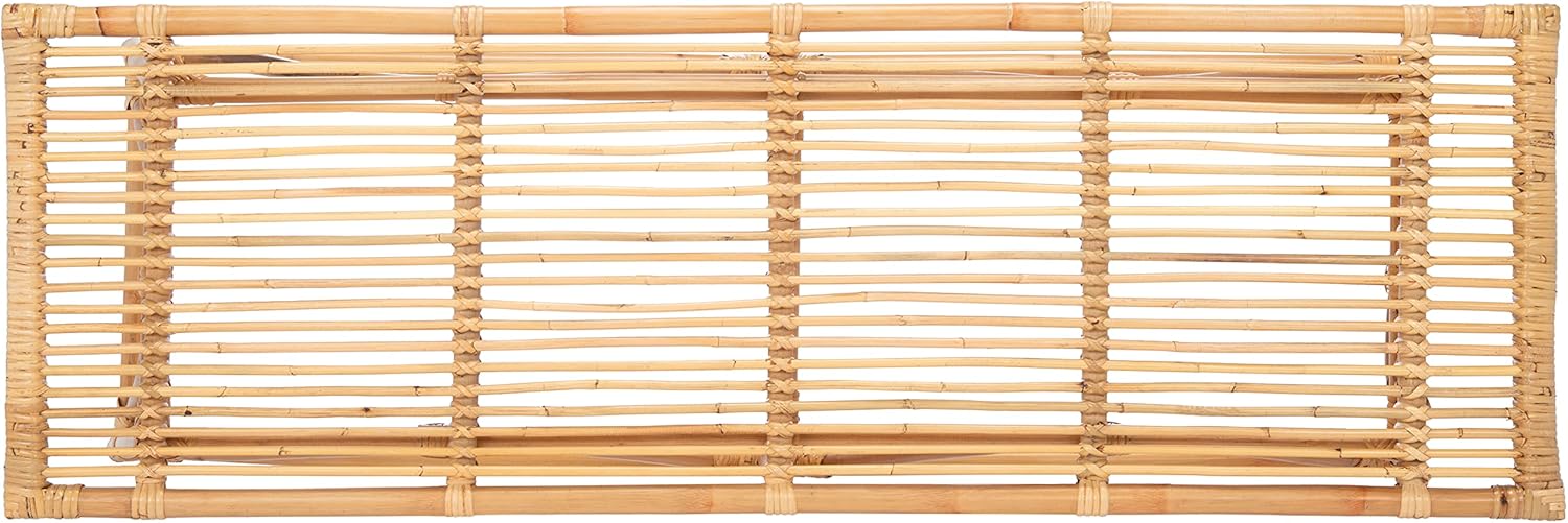 Safavieh Home Collection Montgomery Natural Rattan (15" w. x 47" d. x 18" h.) Coffee Table