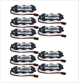 10PC CR2477N-3RX for Panasonic 44A747665-001R03, 44A747665-001R02, 44A747665-001R01, GE Fanuc IC698ACC701 PLC - CNC Replacement Battery