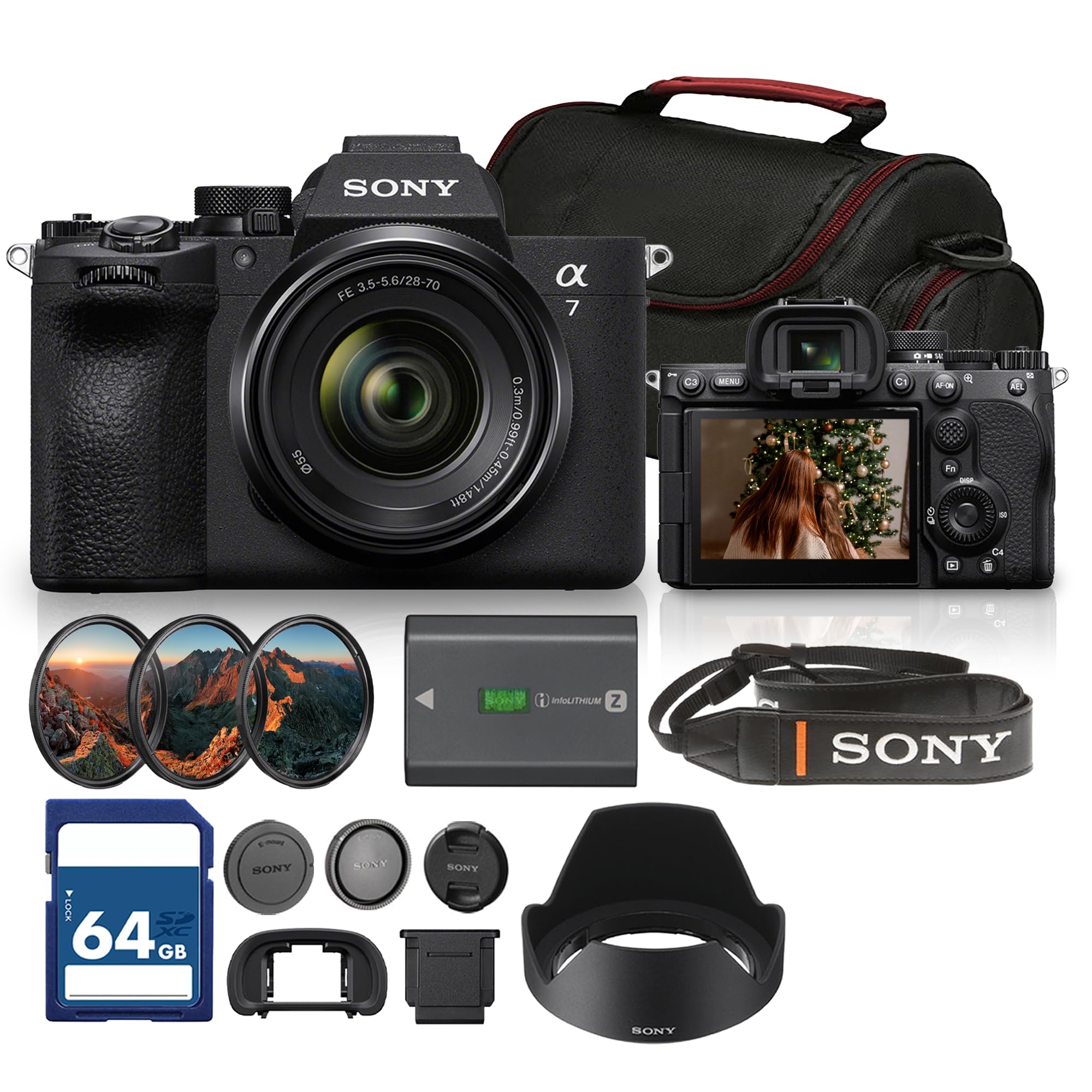 Amazon | Sony a7 V ミラーレスカメラ 28-70mmレンズバンドル | 写真