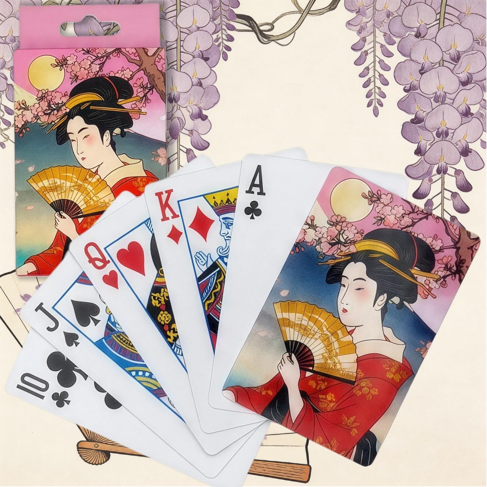 Amazon.co.jp: MEMORY JAPAN 浮世絵 トランプ 和柄 プレイングカード