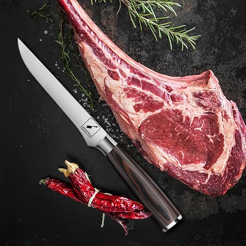 Miniatura 37 de imarku Cuchillo de pelar, cuchillos de pelar, cuchillos de cocina pequeños de 3.5 pulgadas, cuchillo japonés de frutas de acero inoxidable SUS440A