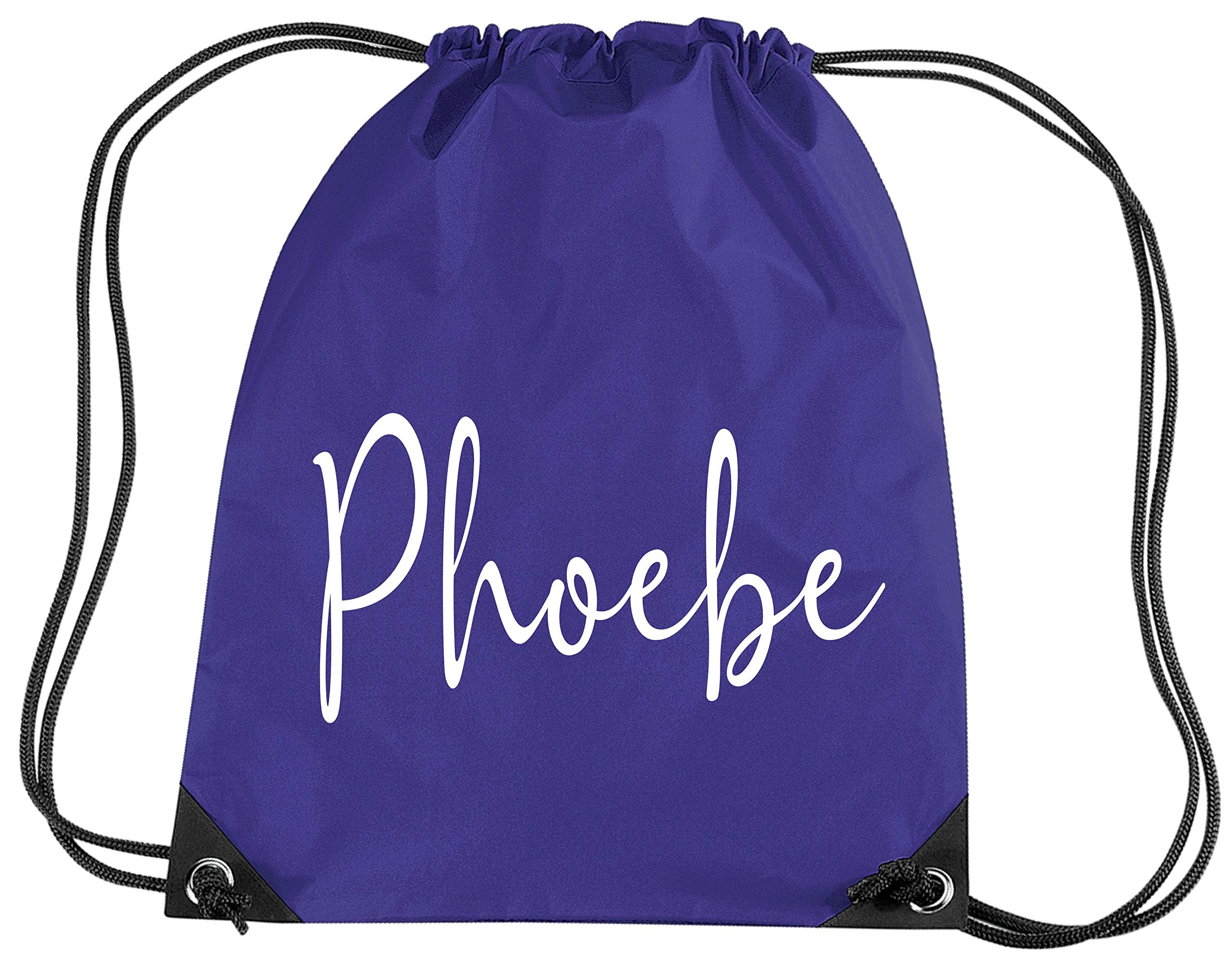 Edward Sinclair | Personalised Purple | Signature | Drawstring Bag | (Please Goto Add Gift Options Enter name in FreeGiftMessageBox or send message to the seller once purchased)
