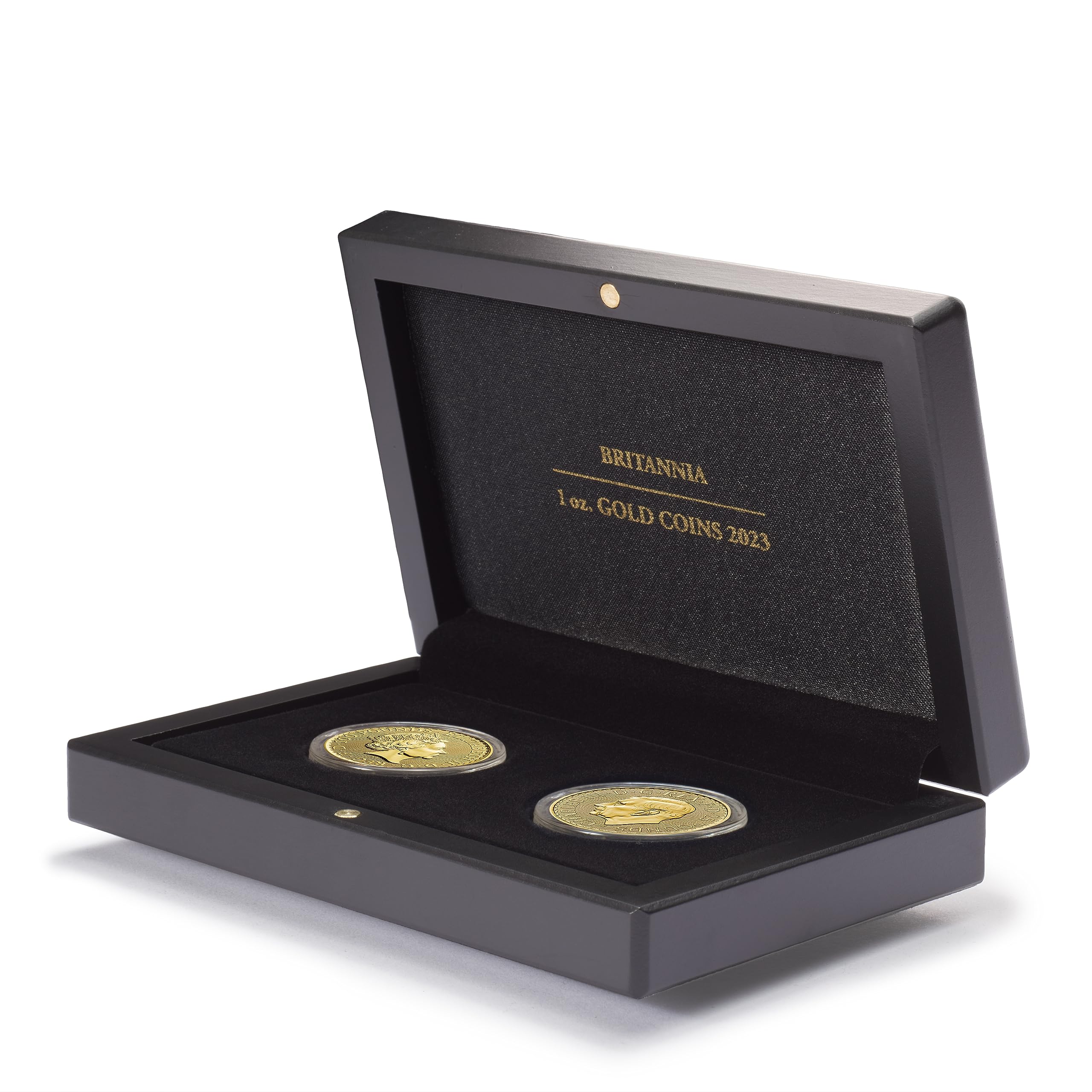 Leuchtturm 369502 Volterra coin case for 2 Britannia gold coins 1