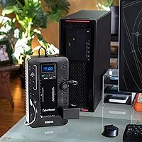 Vista 7 de CyberPower EC850LCD UPS Ecológico de respaldo de batería y protector contra sobretensiones, 850VA/510W, 12 tomas, modo ECO, compacto, certificado UL