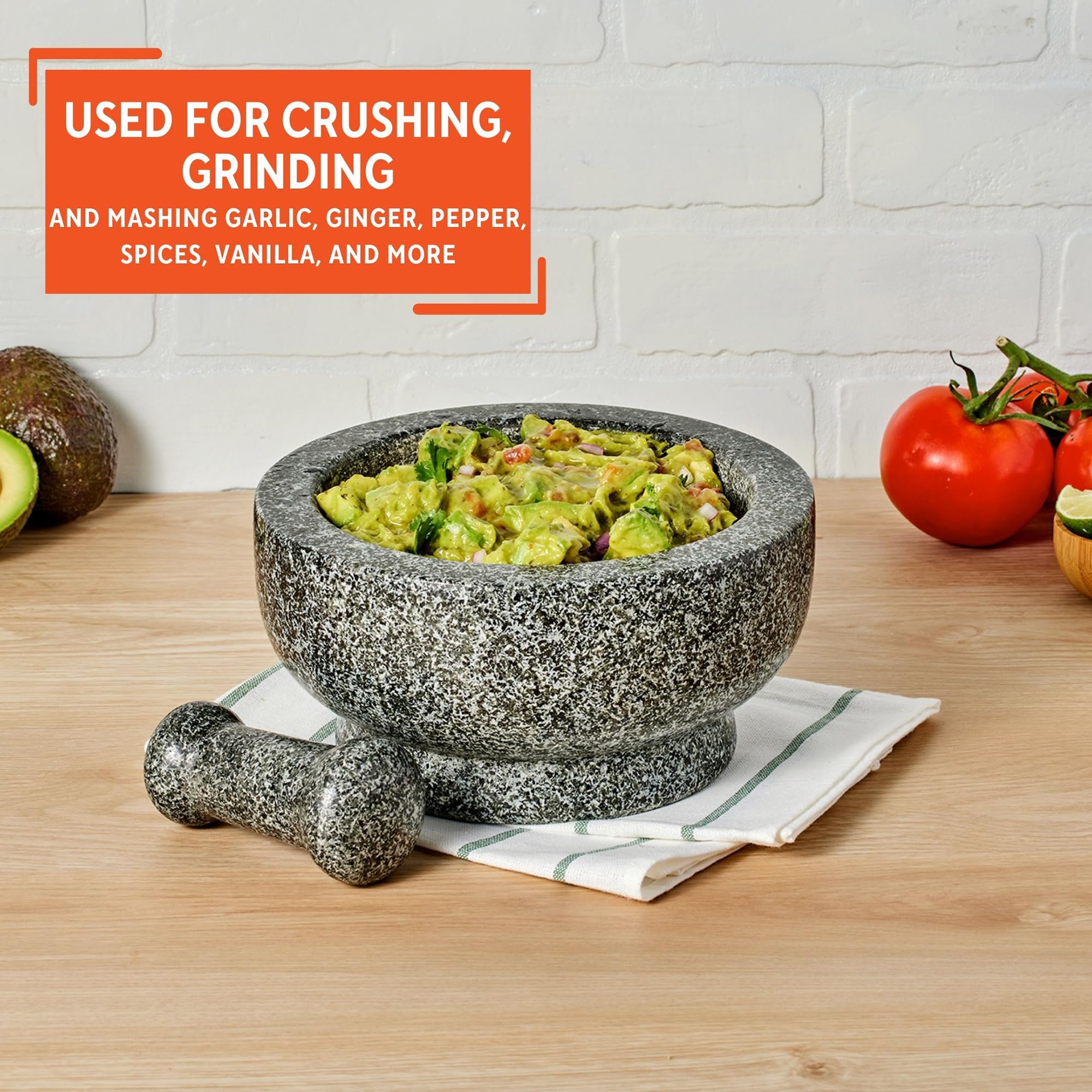 IMUSA Stati Uniti Molcajete, 8.5", Granito