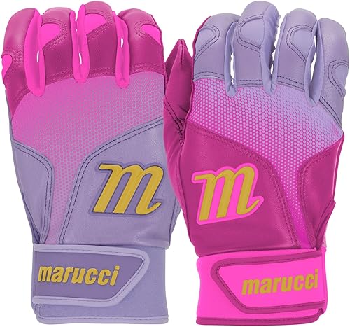 MARUCCI PWR Fade Batting Glove Pink/Light Purple, AXXL