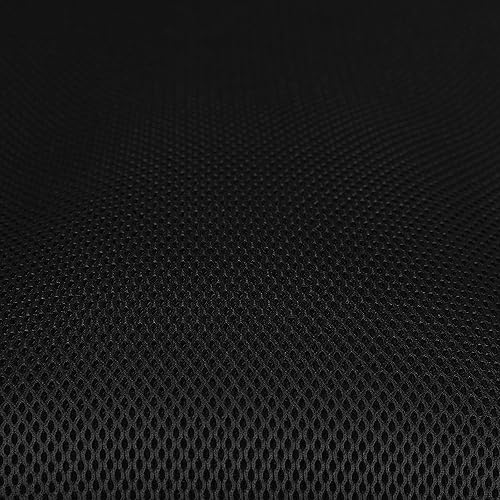 Miniatura 14 de Flash Furniture Nicholas - Silla de oficina ejecutiva, ergonómica y giratoria, multifuncional, malla negra con brazos ajustables y estructura blanca