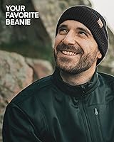 Vista 4 de DANISH ENDURANCE Gorro de lana merina, gorro de invierno con forro polar para hombre y mujer