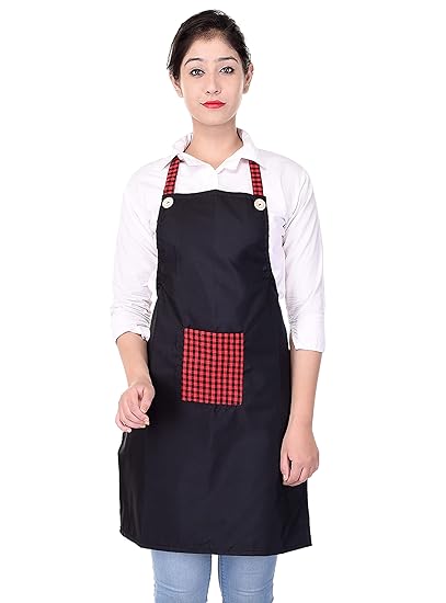 Switchon Waterproof Polyester Kitchen Apron Free Size with Front Pocket