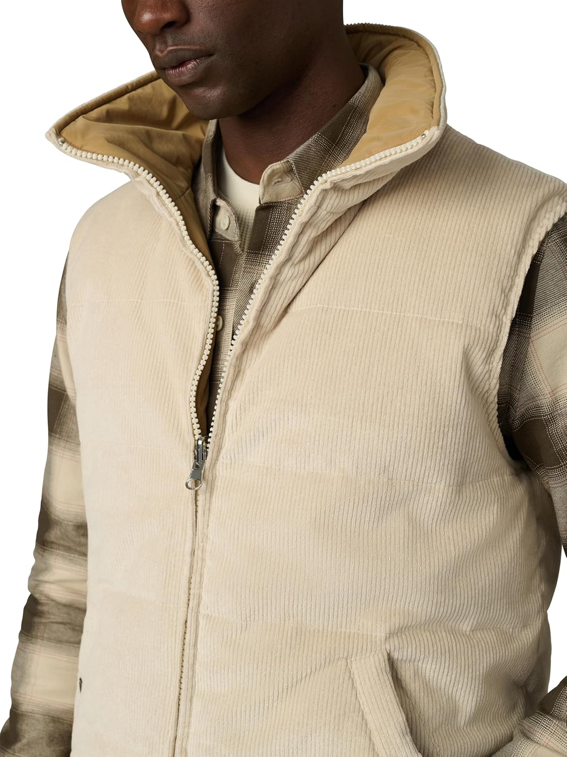 Joe's Men's Reversible Corduroy Medium Weight Puffer Vest