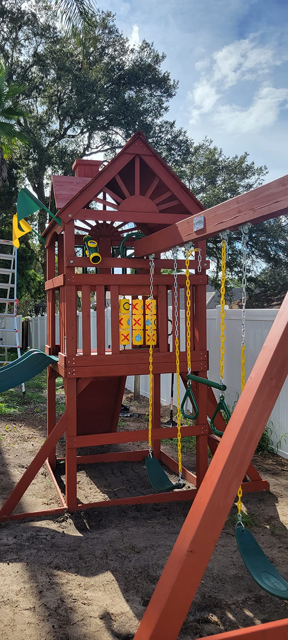 47/mo Finance Gorilla Playsets 010021 Nantucket II Wood Swing Set