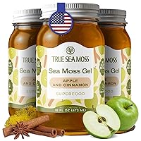 Vista 32 de TrueSeaMoss Gel de musgo marino – Hecho en EE. UU. – Musgo marino recolectado en la naturaleza, frutas y verduras en frasco – Fresa, paquete de 1