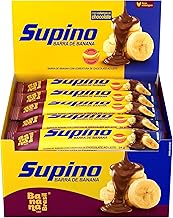 Banana Brasil Barra De Frutas Supino Original Banana Com Chocolate Ao Leite Com 20 Unidades De 24 G