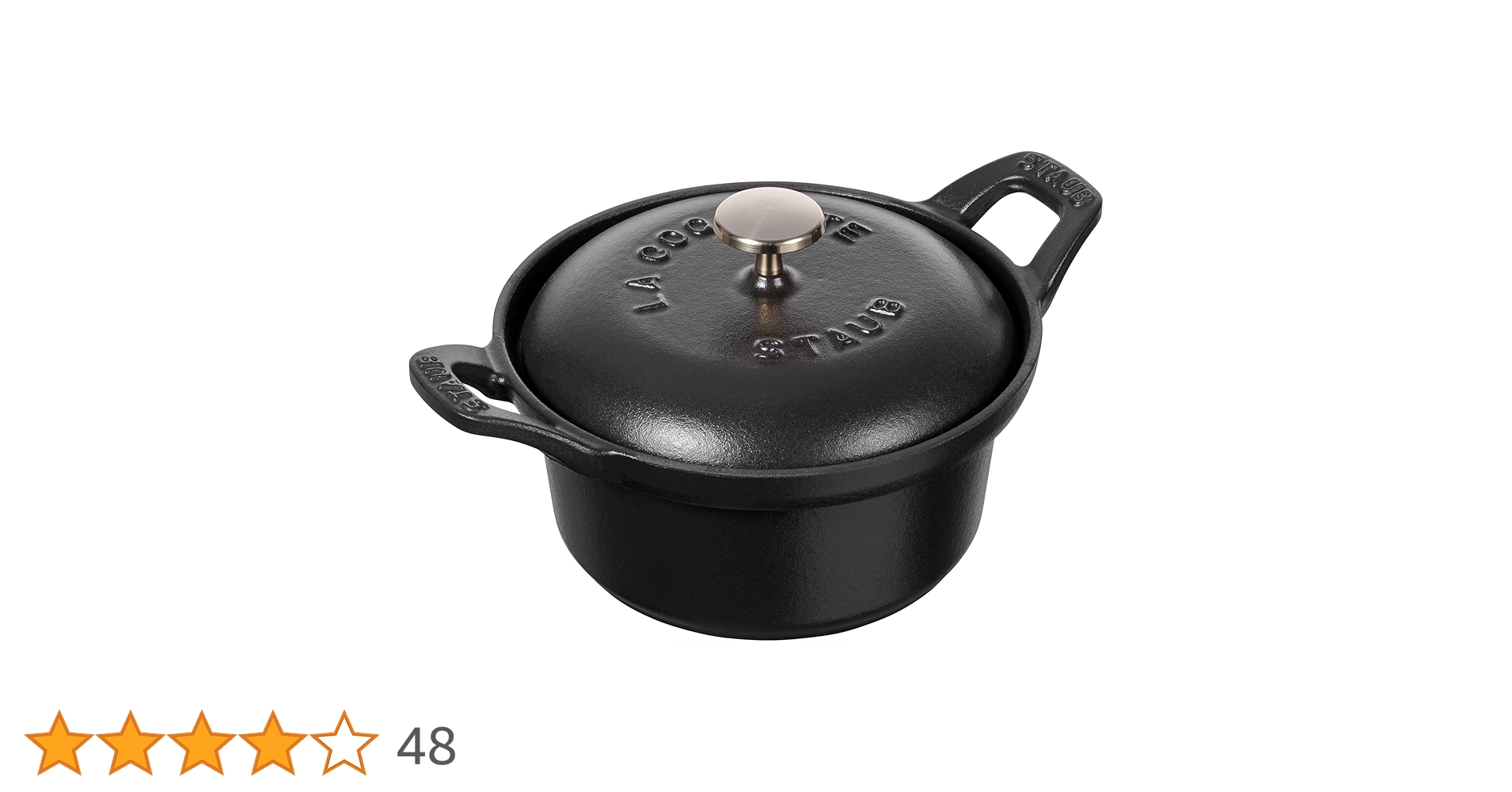 STAUB ストウブ ココットヴィンテージシリーズR ブラック　12cm Amazon｜staub ストウブ 「 ミニ ココット ラウンド