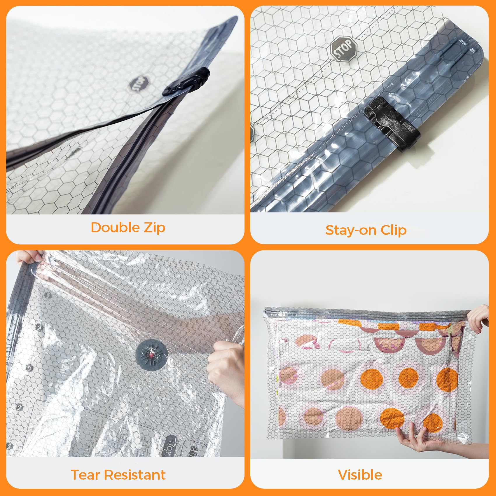 Lot de 15 sacs de voyage sous vide pour vêtements avec pompe électrique portable, sac de rangement sous vide économiseur d'espace, sac d'emballage de compression pour vêtements, bagages et valises