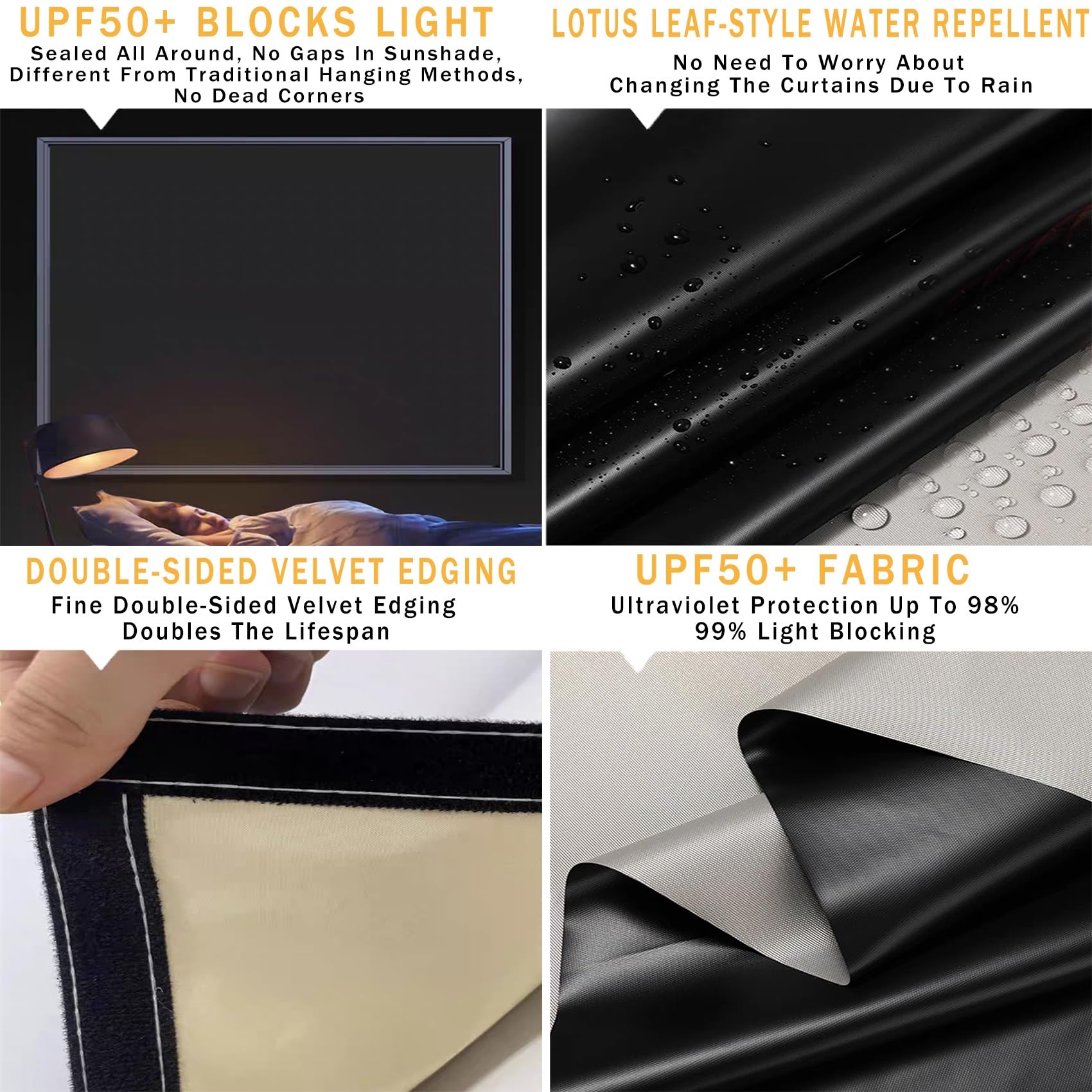 Tende Oscuranti Per Interni 200×150cm, Tenda Oscurante Portatile Con Magneti & Adesivo, Termiche Isolante Grande Tenda Oscurante Finestra, Per Camera