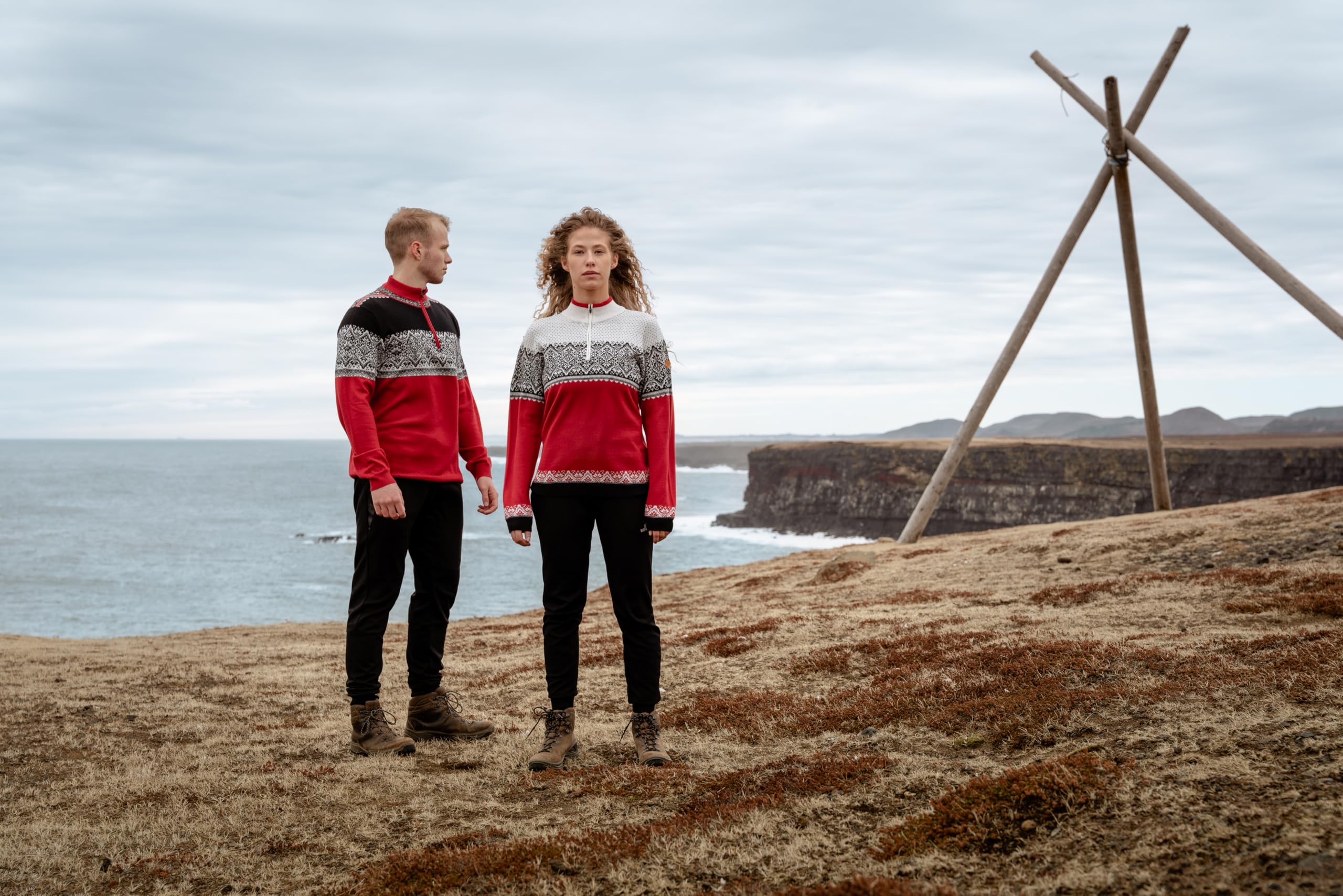 ICEWEAR Gerðe feiner Merino-Damenpullover mit halbem Reißverschluss
