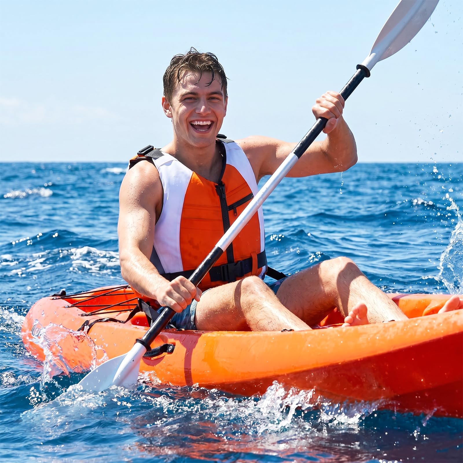 Zeraty - Chaqueta de natación para Adultos, Chaqueta Flotante para Pesca, Vela, Surf, navegación, Kayak para Deportes acuáticos
