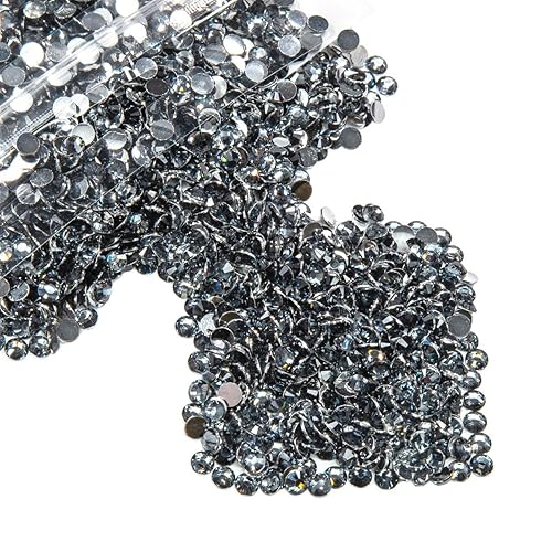 Vista 86 de 8000 piezas de diamantes de imitación de resina de cristal verde esmeralda de 3 mm para manualidades, diamantes de imitación con parte posterior