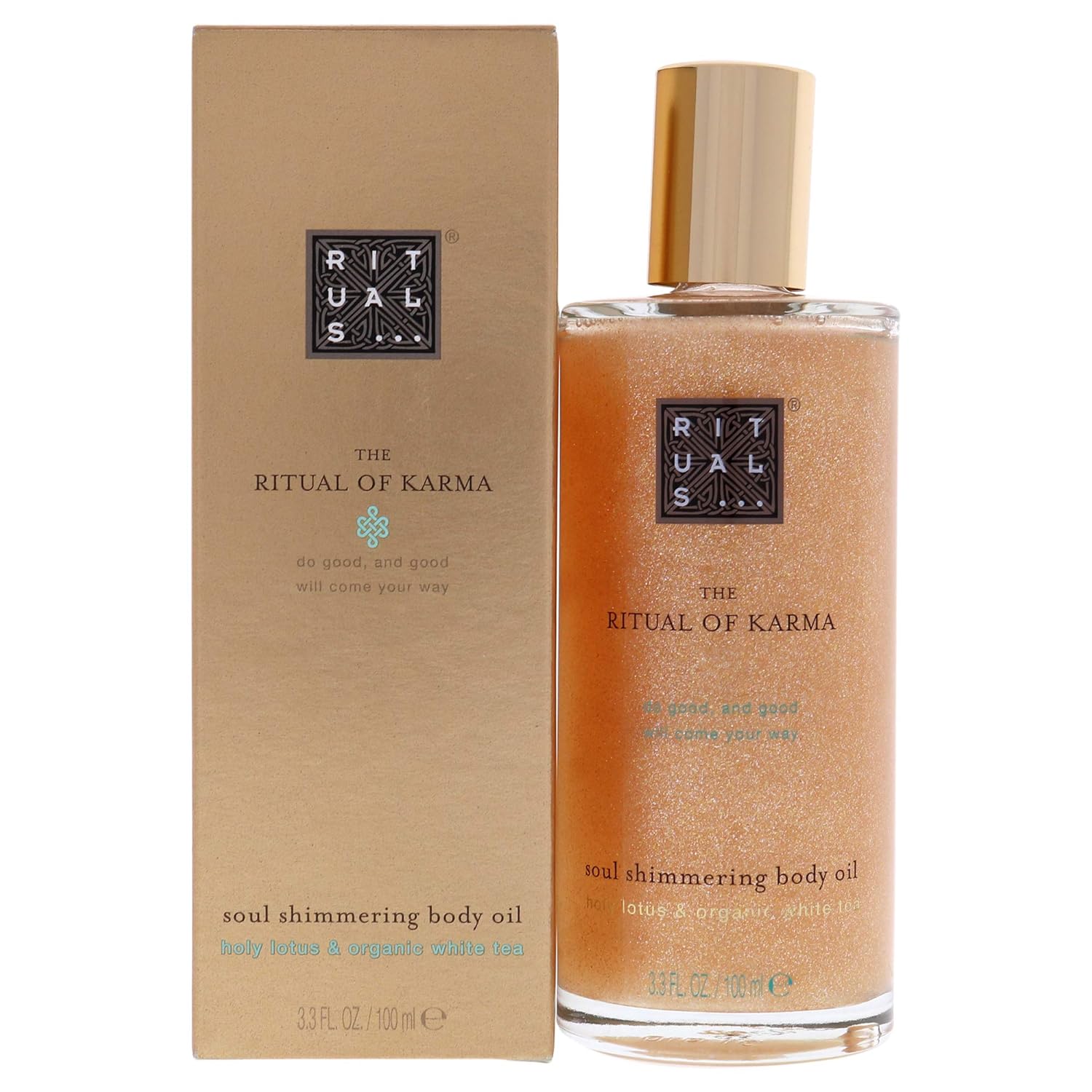 RITUALS Karma Body Shimmer Oil with Holy Lotus & White Tea