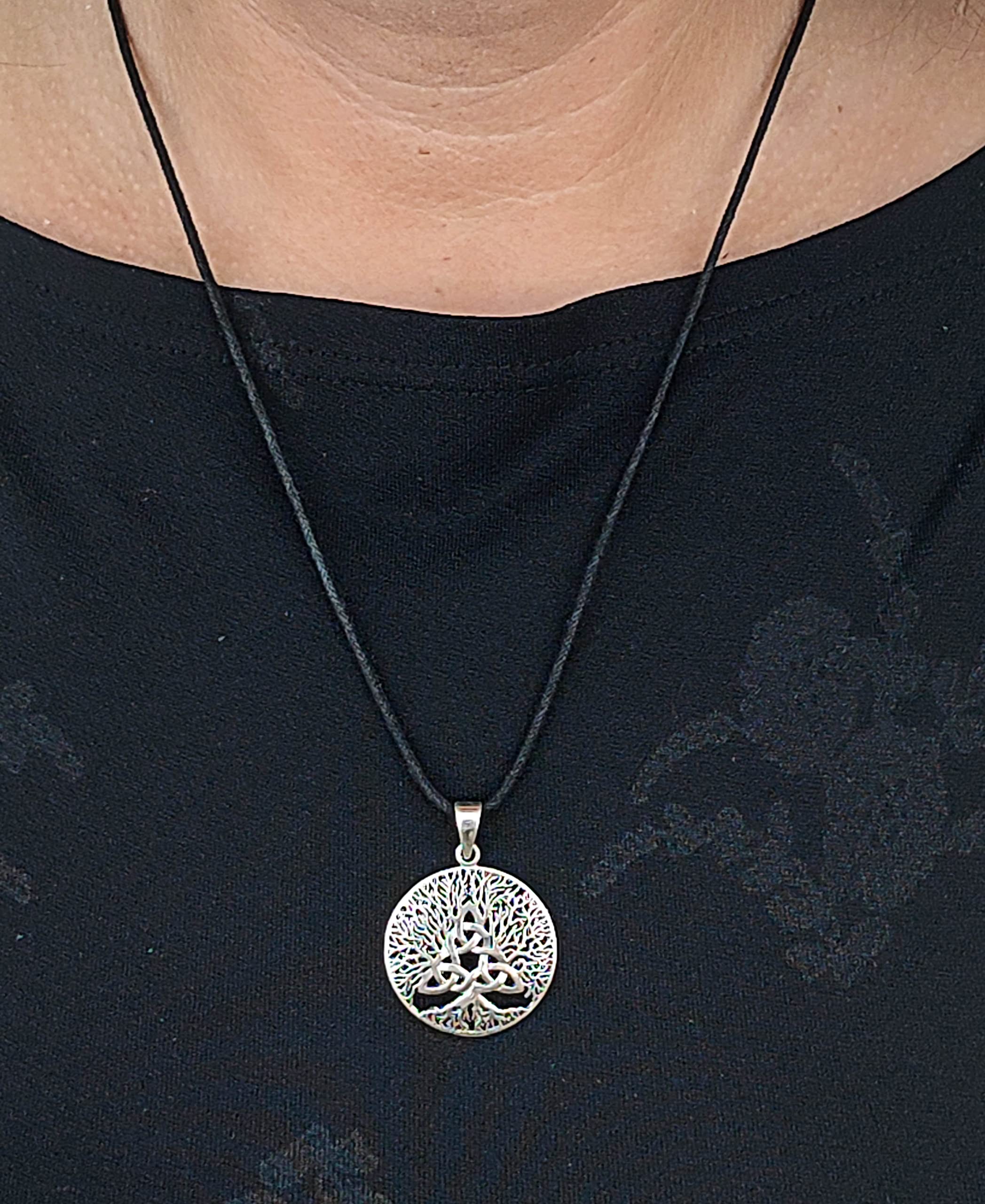 Kiss of Leather Lebensbaum Anhänger aus 925 Sterling Silber Nr. 401