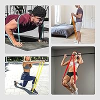 Vista 8 de PROIRON Resistance Bands Pull Up Bands Comfortable Exercise Bands Anti-Slip Workout Bands for Pull up Dip Squat Gym Workout Physical Therapy Stretch