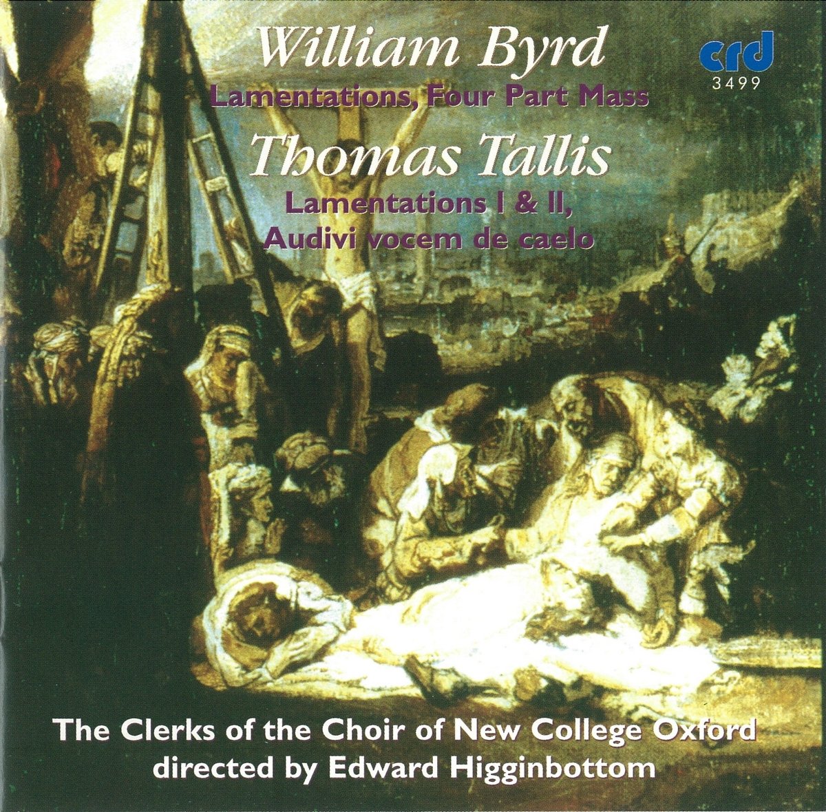 William Byrd - William Byrd: Lamentations/Four Part Mass/Thomas Tallis:... CD Album - Used