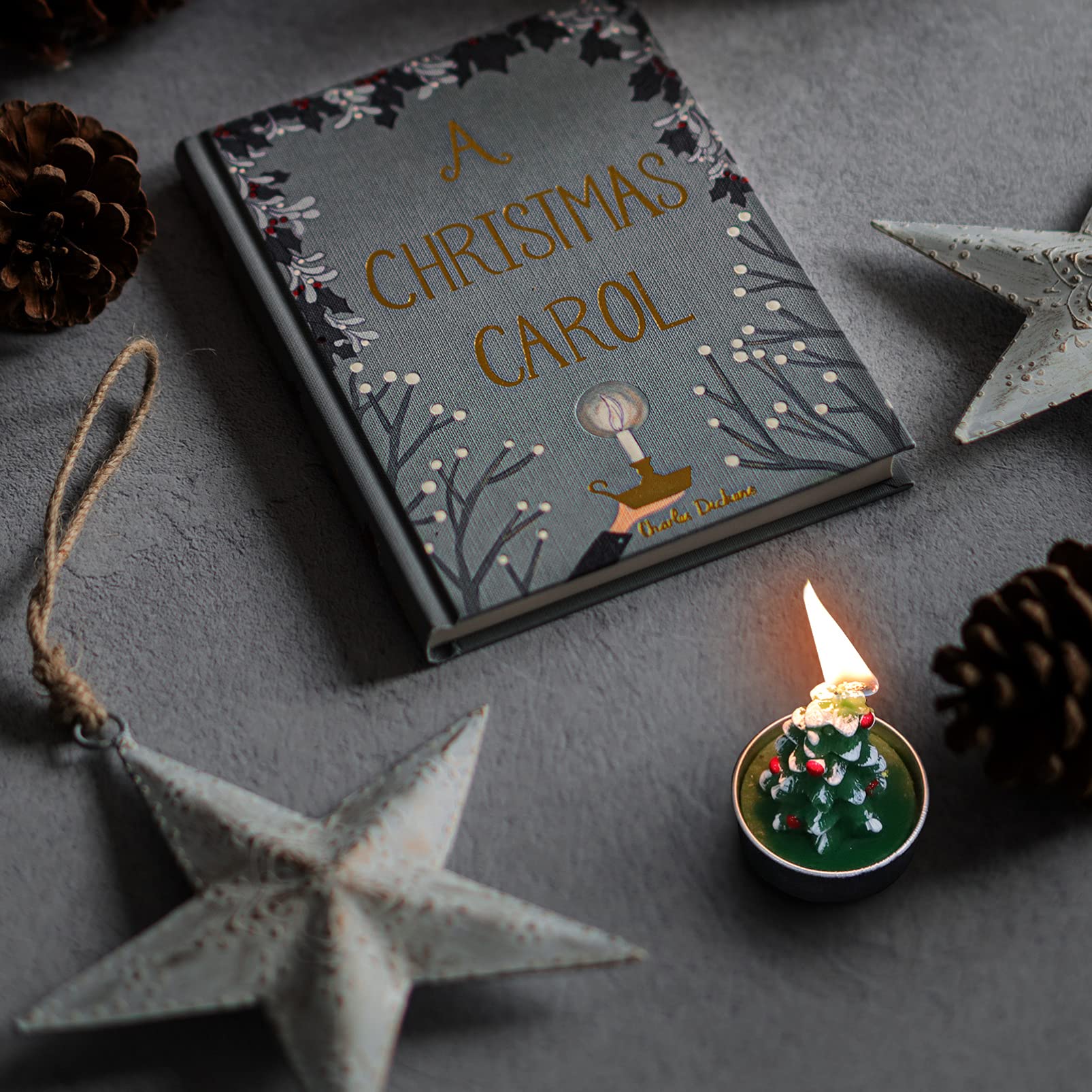 PRETYZOOM 12piezas Velas Navideñas Aromáticas Caja de Obsequio Decorativa para Fiestas Diseño de Árbol de Navidad para Decorar Fiestas de Navidad y Crear Ambiente Festivo
