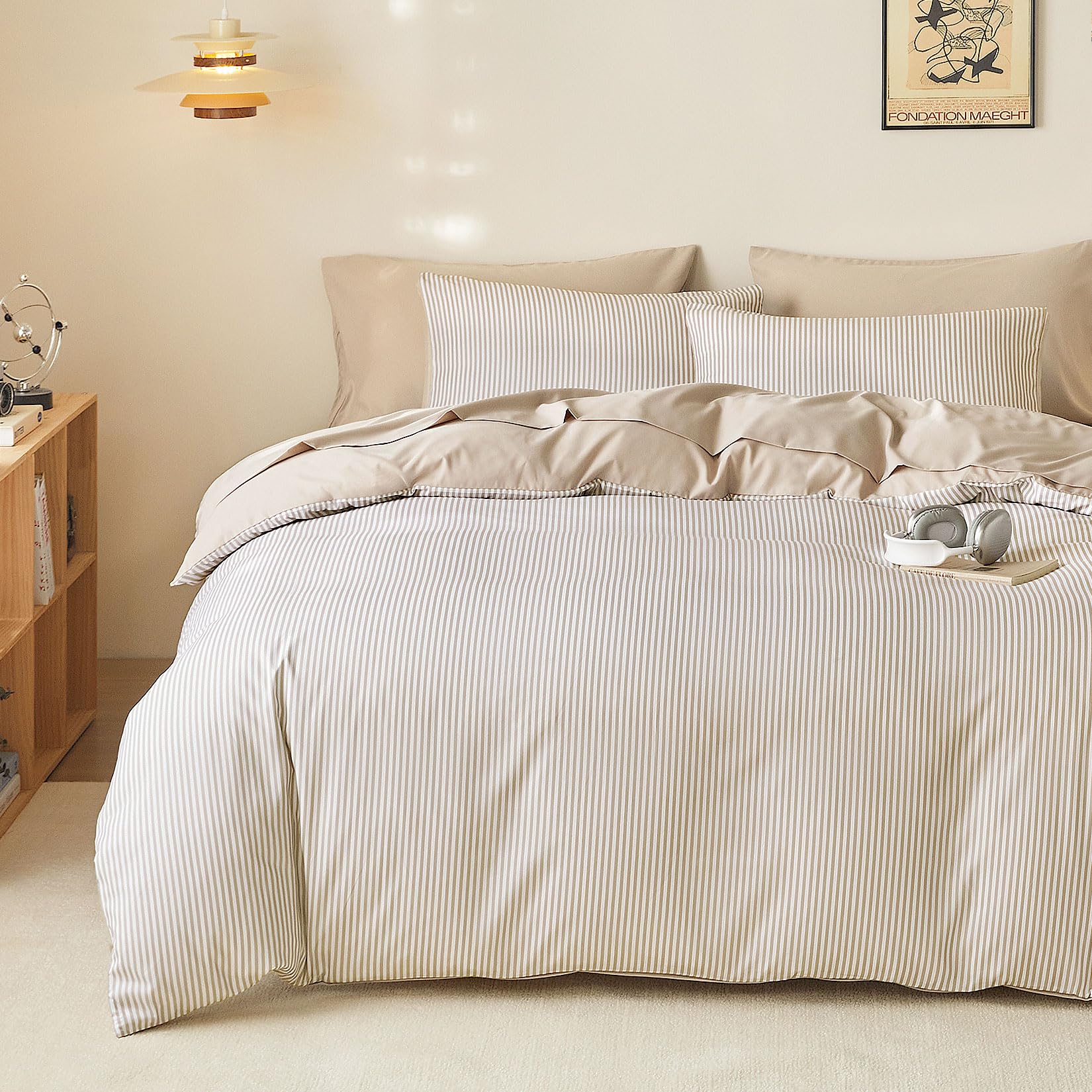 Wake In Cloud Striped Comforter Set