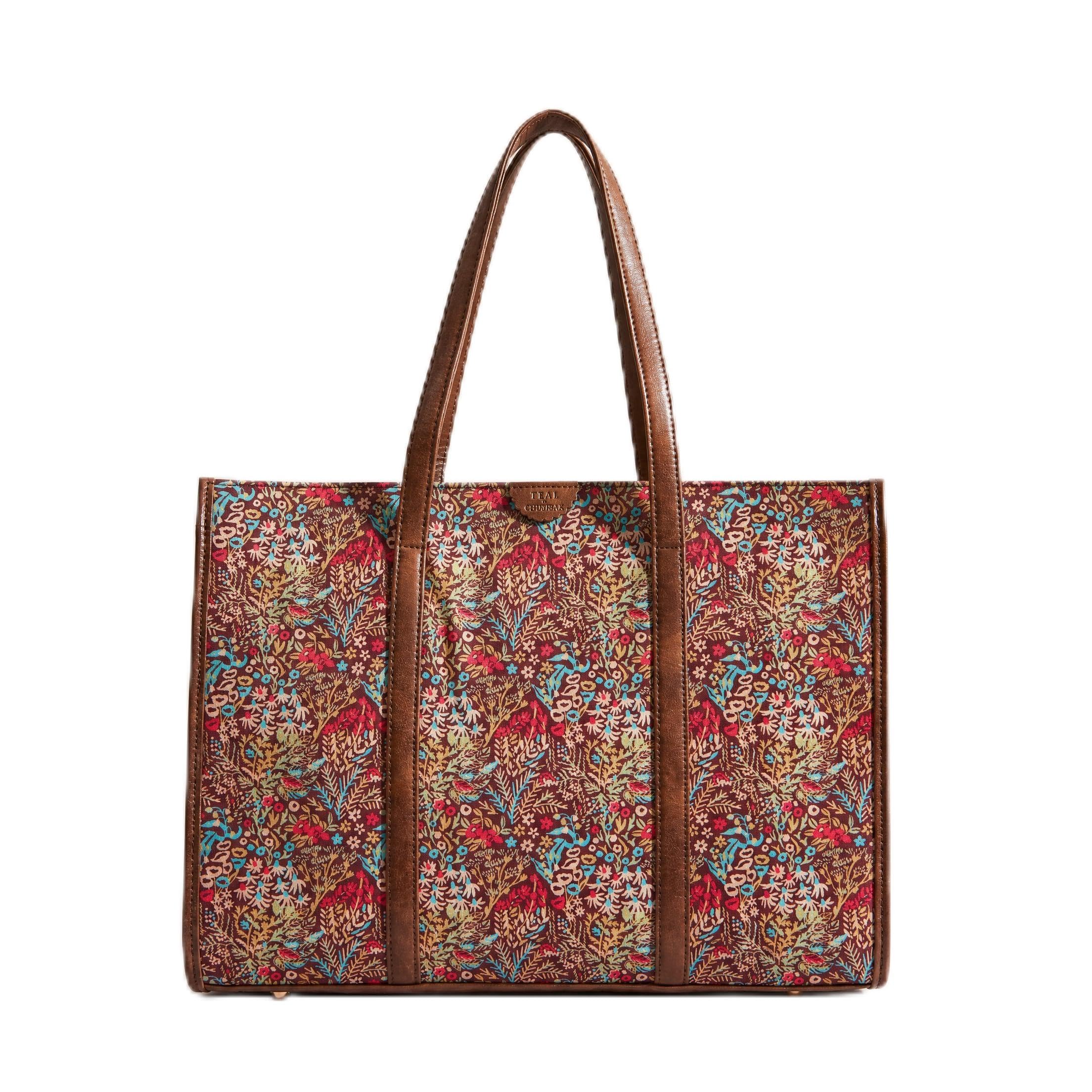 Office Tote Bag for Women | Stylish Shoulder Bags for College | Professional Canvas Tote Bag | Laptop-Friendly College Bag-image-21