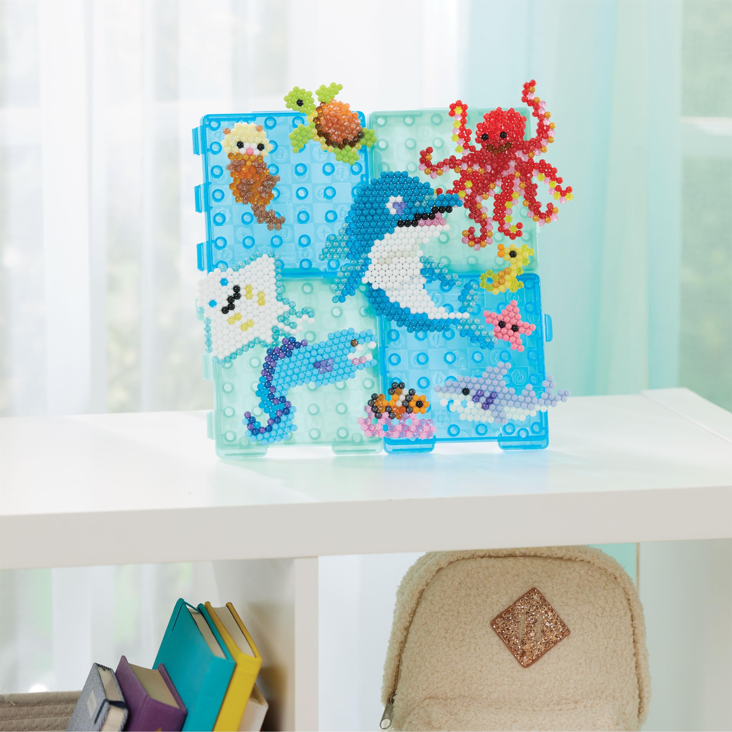 Aquabeads Ocean Splash Scene, Art & craft bead kit 35046, Multicolor, Small - Image 4