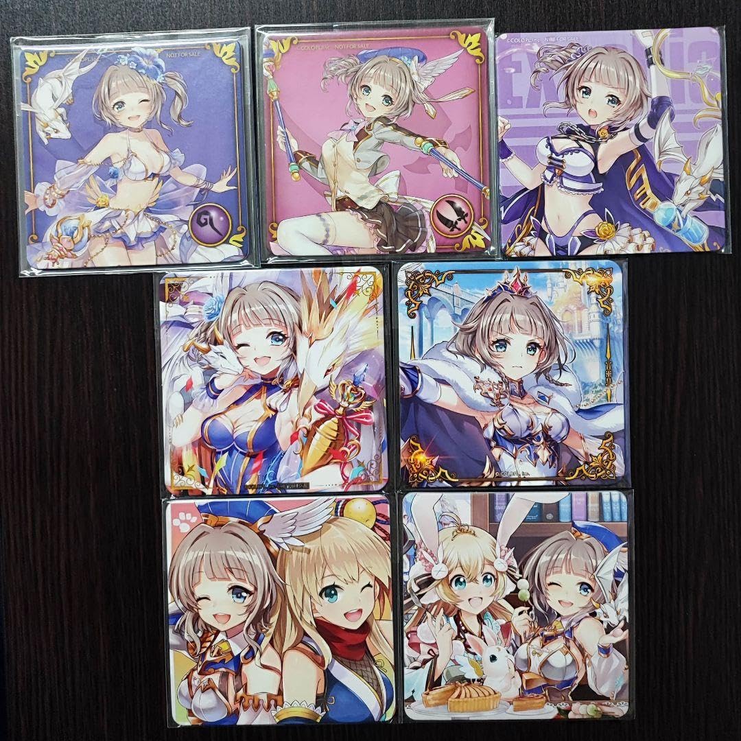 白猫プロジェクト エクセリア コースター 白猫プロジェクト ネモ ノア エクセリア シエラ エマ シェリル