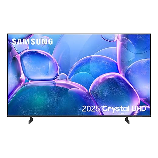 Samsung Crystal UHD 55" U7000F 4K, Crystal Processor 4k, 4k Upscaling, Object Tracking Sound Lite, One UI Tizen, Smart TV, 2025