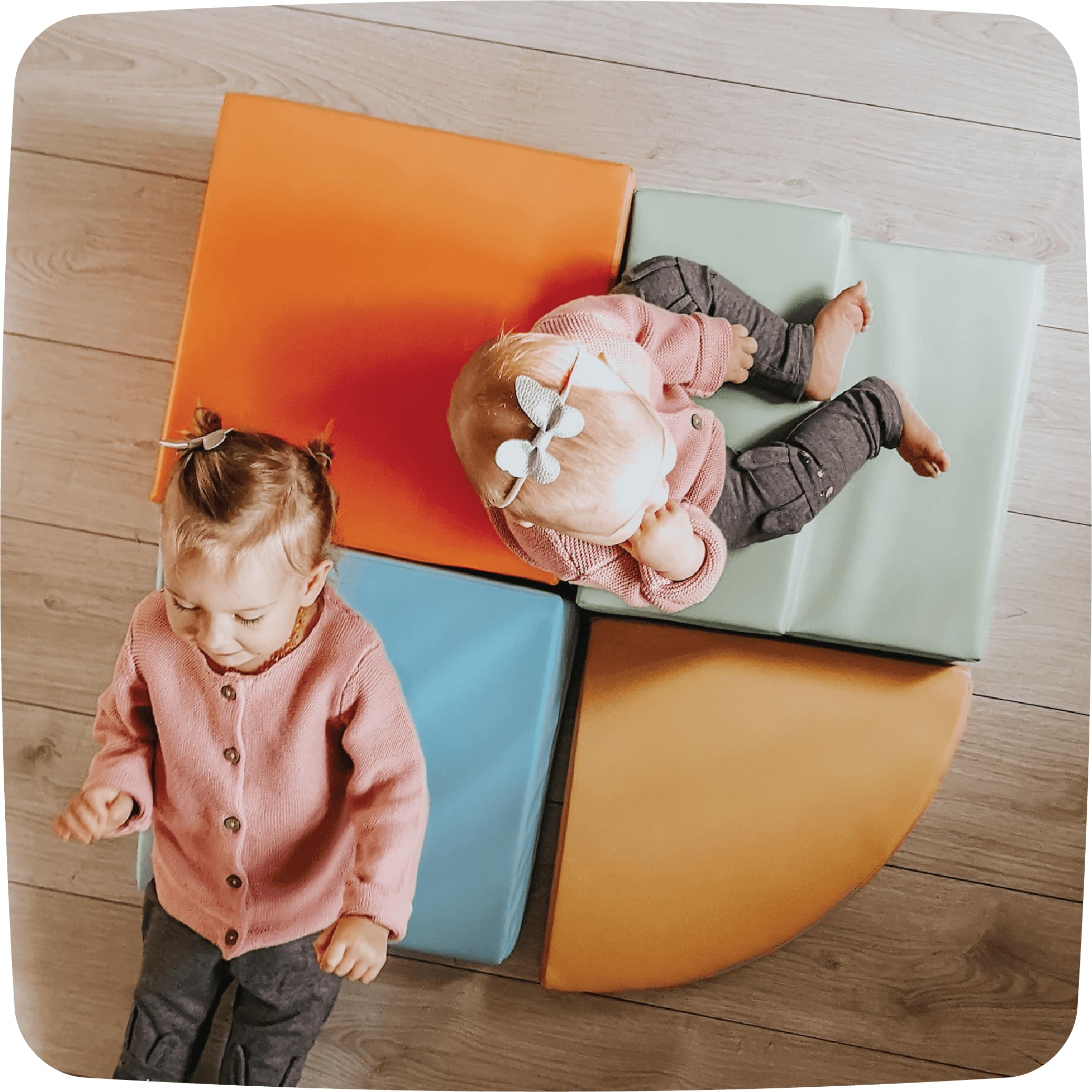 Set Di 36 Cubi In Schiuma Colorati Per Trampolino E Ginnastica – 8x8 Cm, Ignifughi, Morbidi E Sicuri - 2