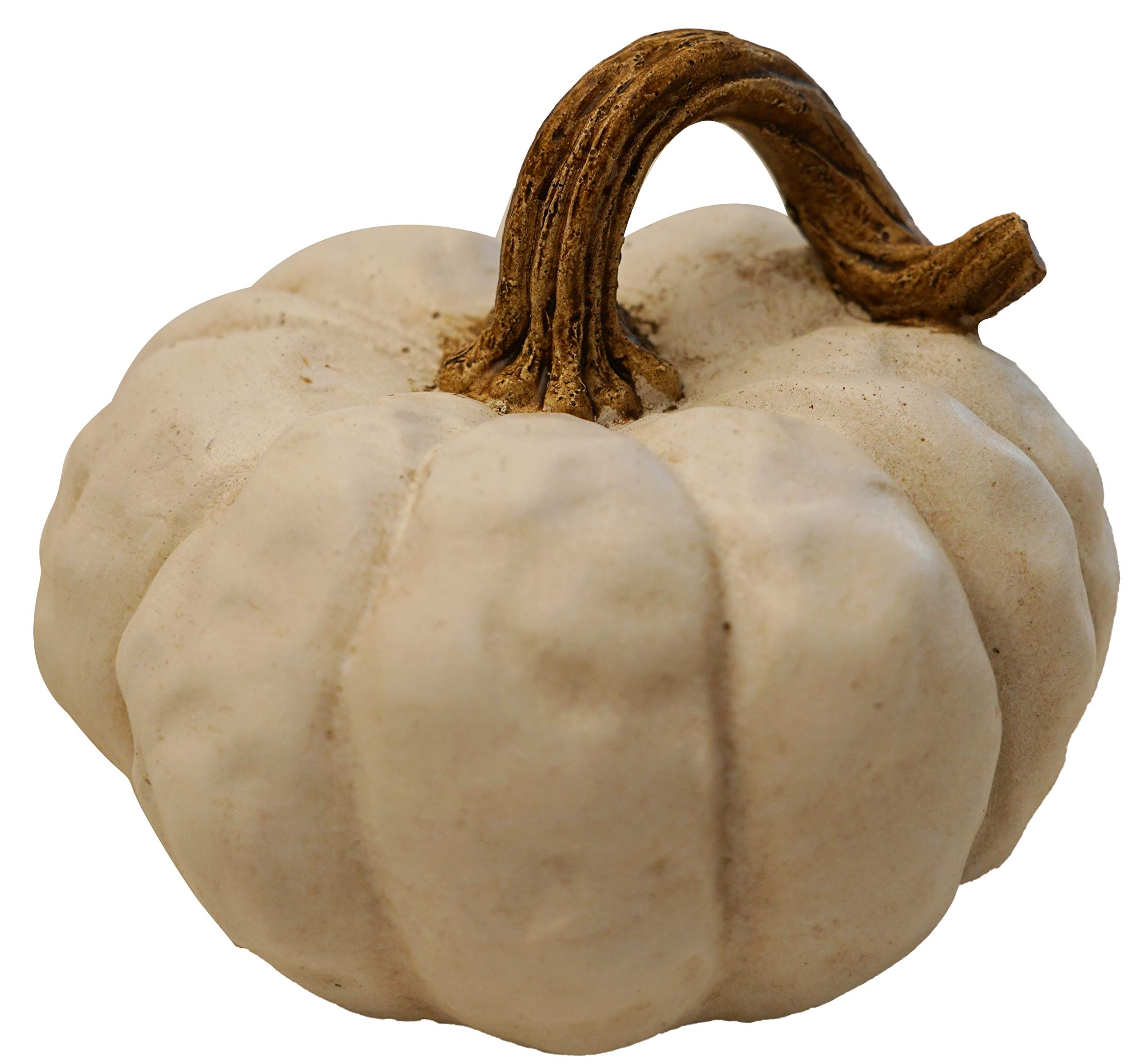 khevga Decoración de otoño calabazas decorativas en conjunto (blanco)