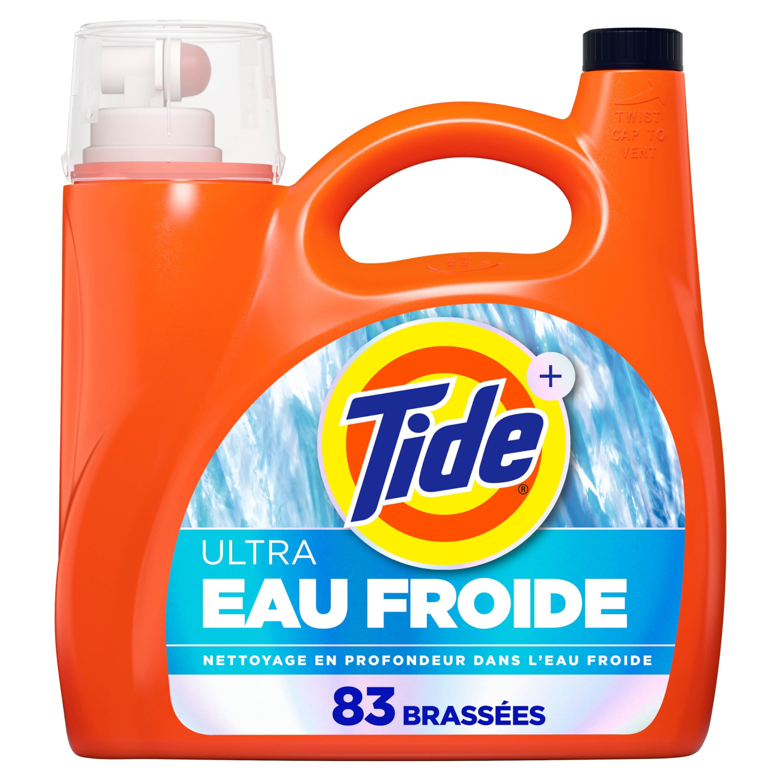 Tide Ultra Coldwater Liquid Laundry Detergent, Original Scent, Laundry Detergent Liquid Formulated for Cold Water, 83 Loads, 3.46L