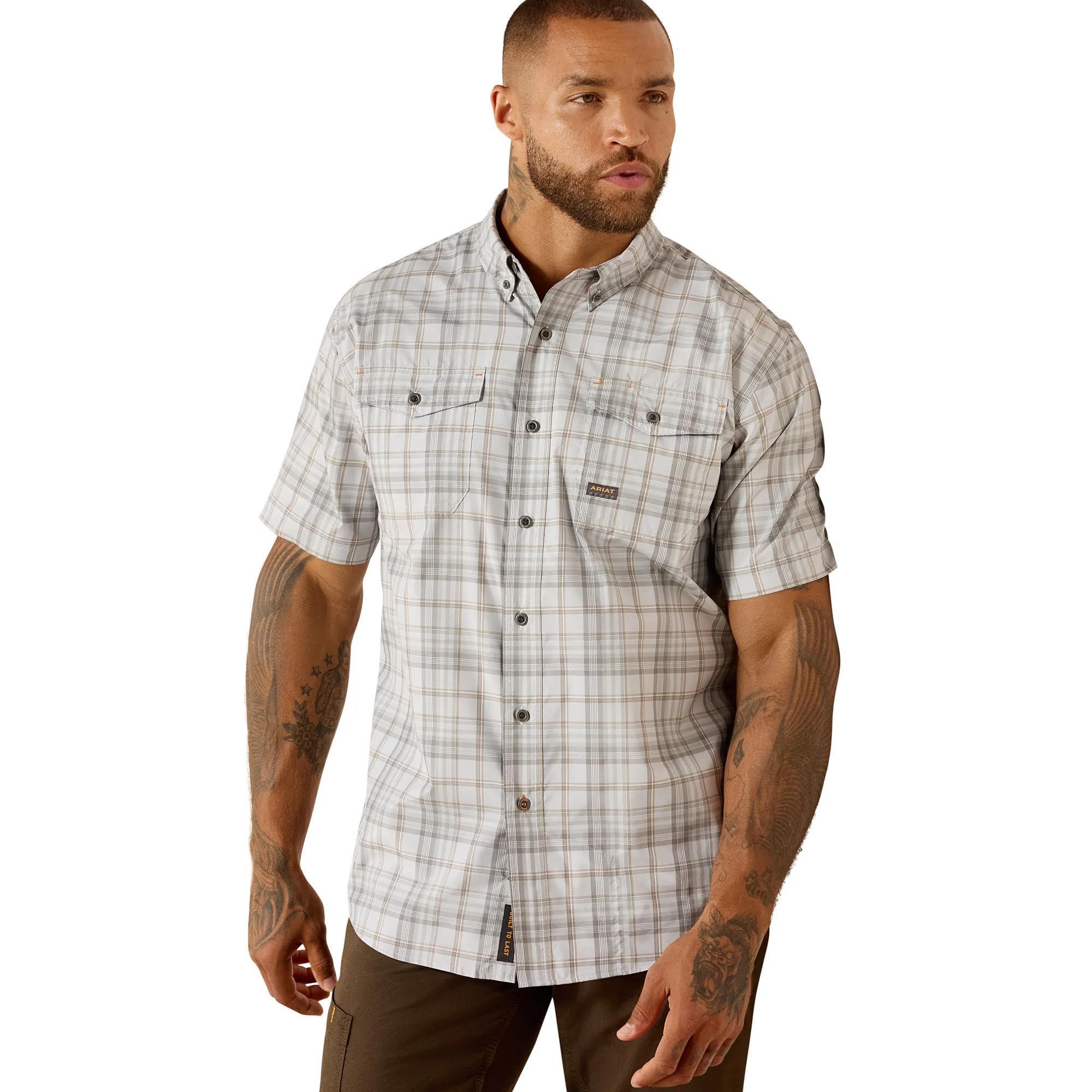 Ariat Men's Rebar Made Tough Venttek Durastretch Work Shirt