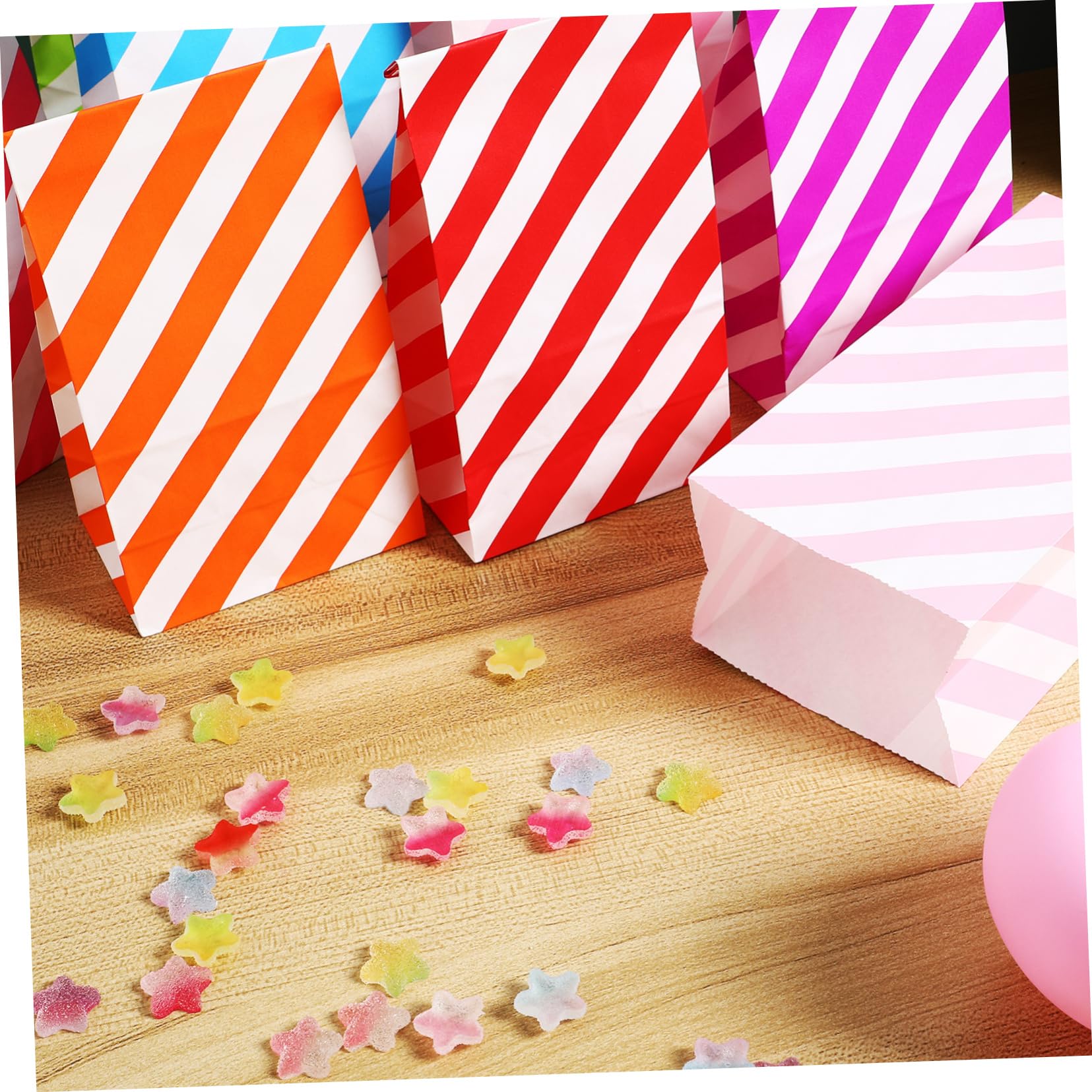 HAMPPLIES 80piezas Papel Para Bolsas De Dulces Pequeñas Bolsas De Fiesta De Colores Para Golosinas De Obsequio Para Fiestas