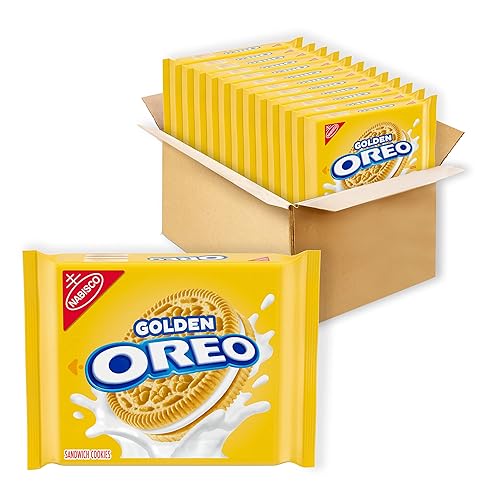 OREO Galletas Golden Sandwich, 12 paquetes de 13.29 onzas