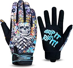 WFX Motorbike Gloves for Men & Women, Cycling Gloves Breathable Touchscreen Dirt Bike Racing Gloves for ATV, MTB, BMX & Motocross Riding Racing, Bicycle