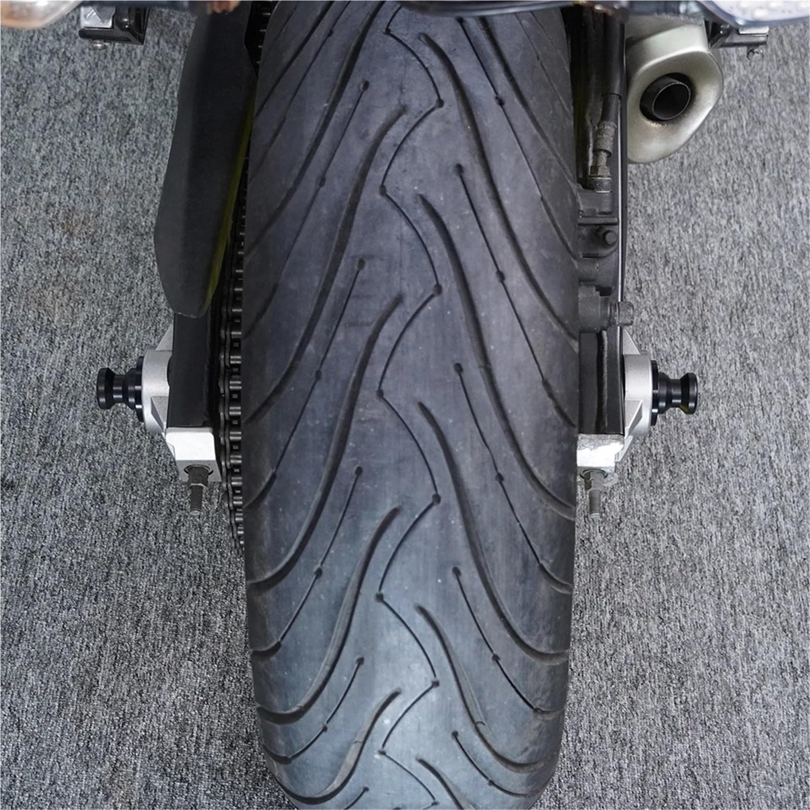 Pasuje Do YAMAHA MT-07 FZ-07 2014-2023 YZF-R7 2022-2025 Suwaki Przedniej Osi Tylnego Widelca Osłona Wahacza Crash Protector wspornik szpula wahacza