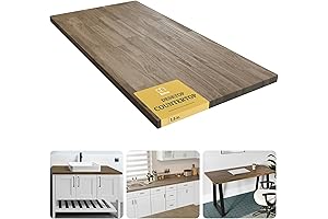 Bme Hevea Solid Wood Butchcher Block Topper, Cut at Ideal Dimensions